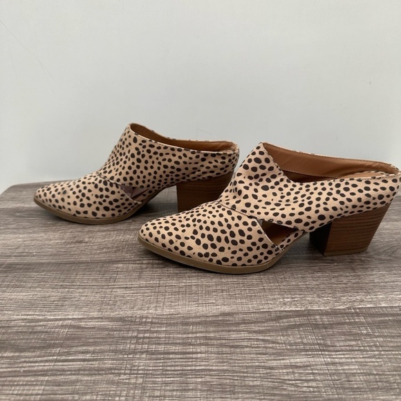 DOLCETTA 8 Mase Leopard print slip on woman man made material mule boho corpcore - Picture 4 of 8